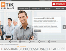 Tablet Screenshot of etik-assurance.com